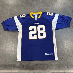 Adrian Peterson Minnesota Vikings Reebok Vintage Jersey Size 54 Stitched NFL Y2K